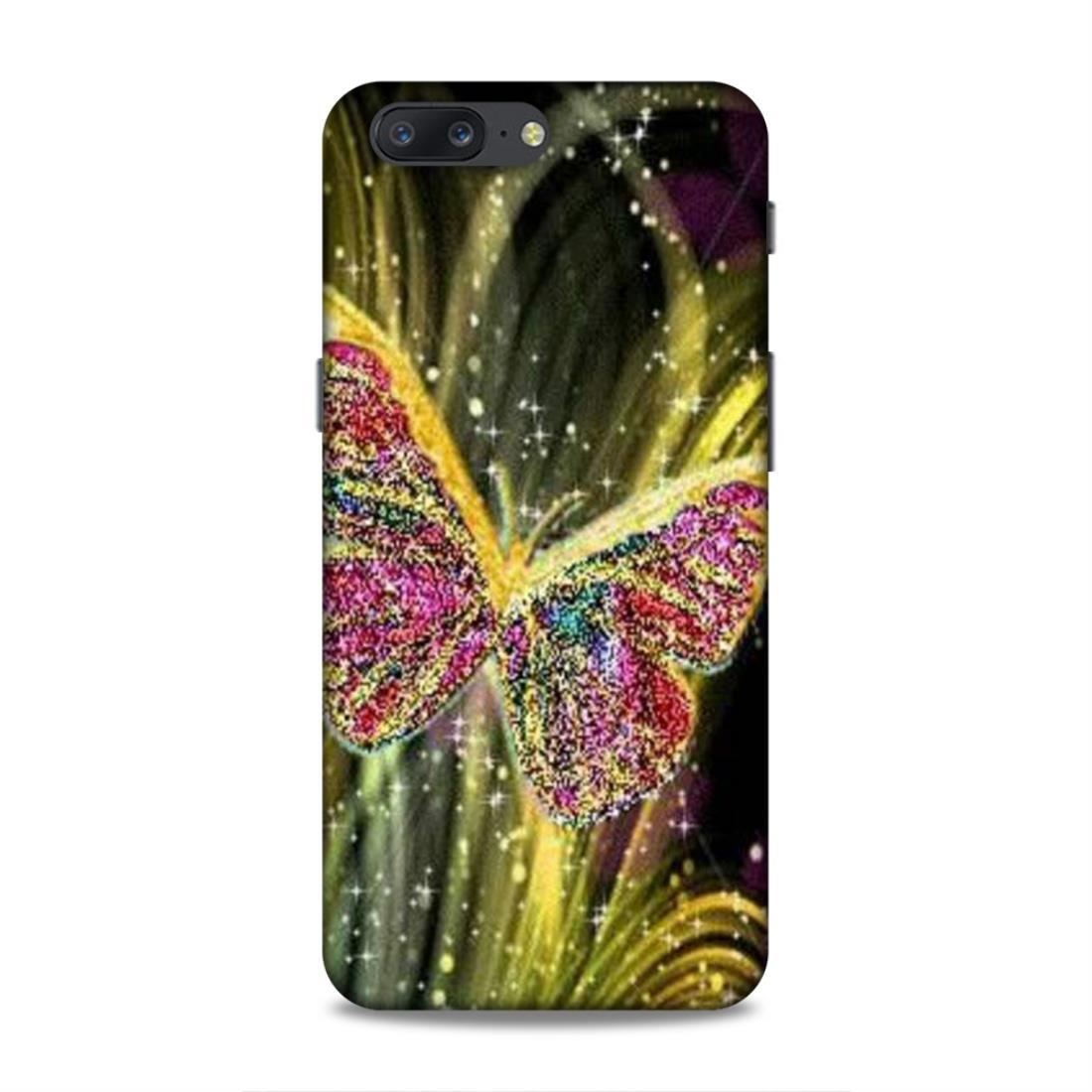 Butterfly Pattern OnePlus 5 Mobile Back Cover