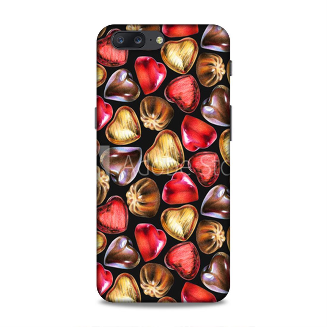 Heart Fruit Pattern OnePlus 5 Phone Cover Case