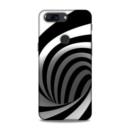 Black And White OnePlus 5T Mobile Cover
