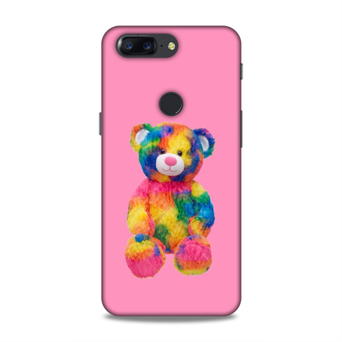 Multicolour Teddy Bear OnePlus 5T Mobile Case Cover
