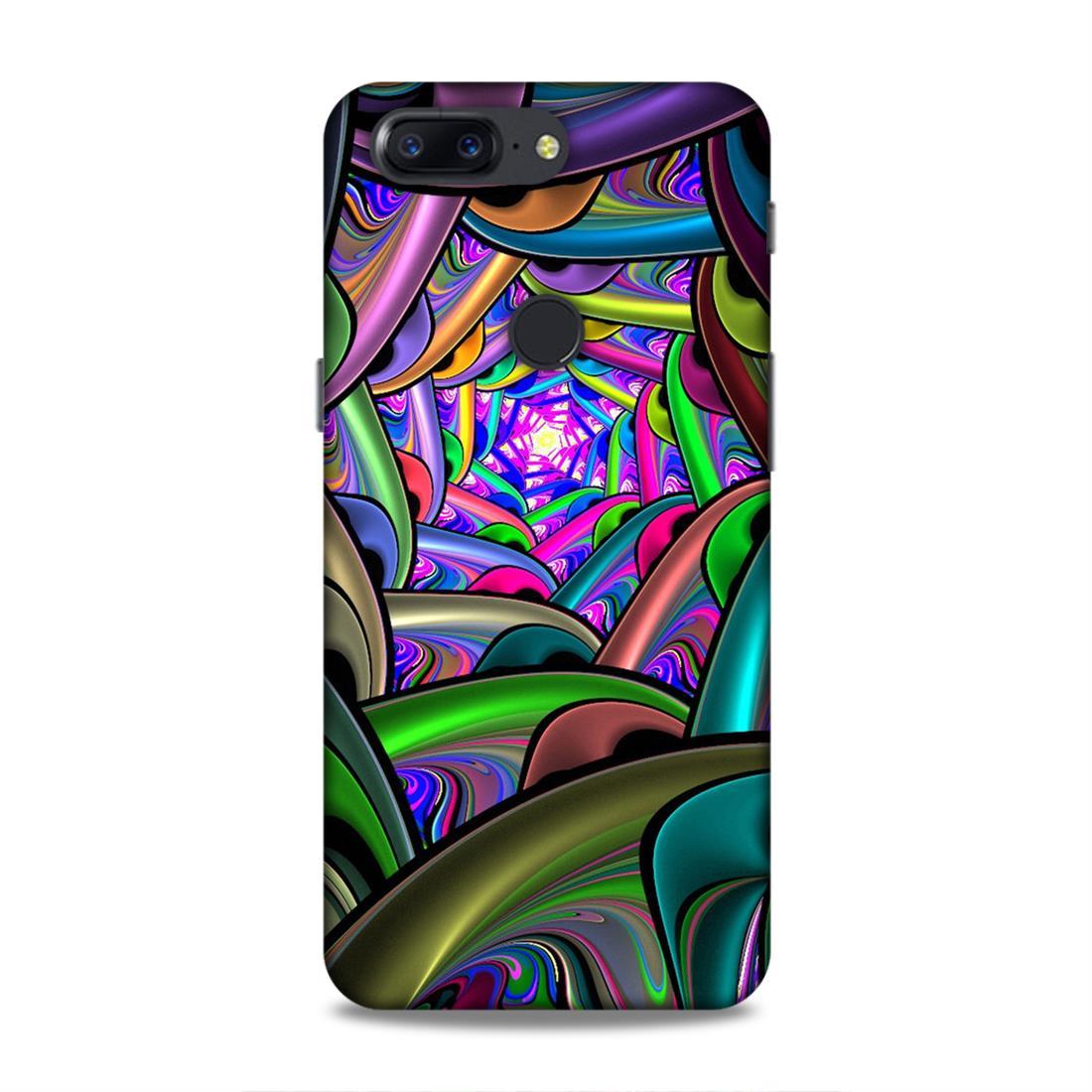 Deep Multicolour OnePlus 5T Mobile Cover