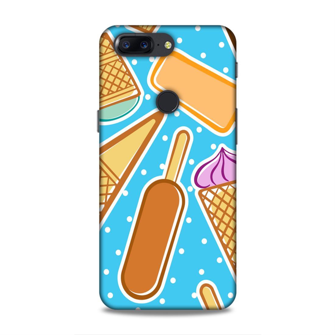 Candy Corn Blue OnePlus 5T Mobile Cover Case