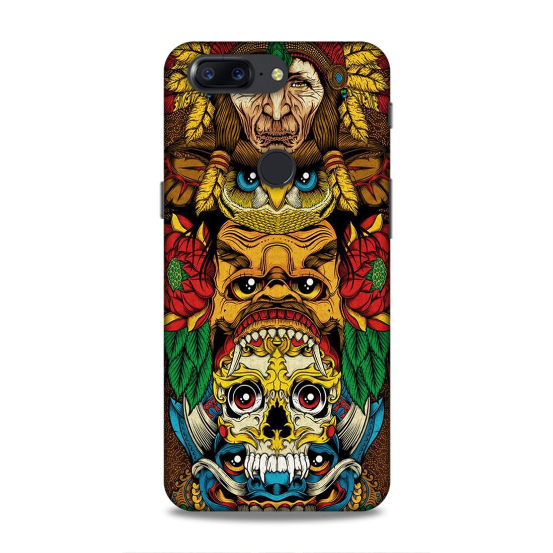 skull ancient art OnePlus 5T Phone Case Cover