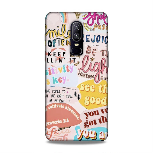 Smile Oftern Art OnePlus 6 Mobile Case Cover