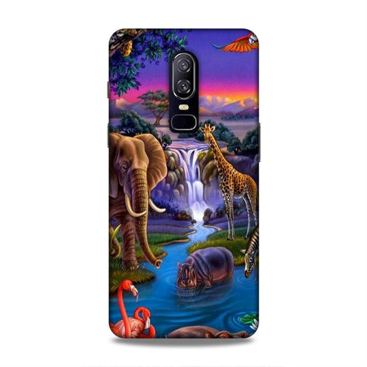 Jungle Art OnePlus 6 Mobile Cover