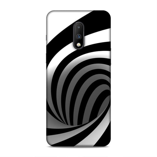 Black And White OnePlus 7 Mobile Cover