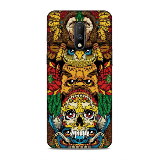 skull ancient art OnePlus 7 Phone Case Cover