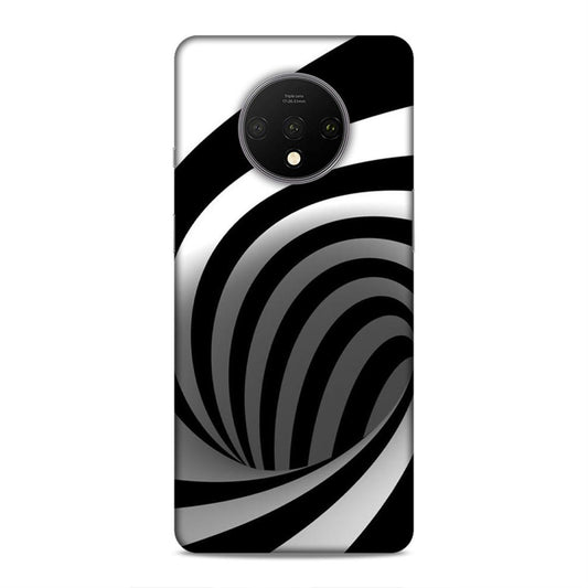Black And White OnePlus 7T Mobile Cover