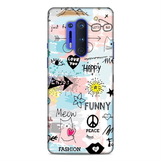 Cute Funky Happy OnePlus 8 Pro Mobile Cover Case