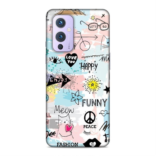 Cute Funky Happy OnePlus 9 Mobile Cover Case