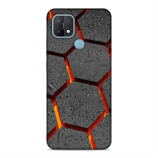 Hexagon Pattern Oppo A15 Phone Case Cover