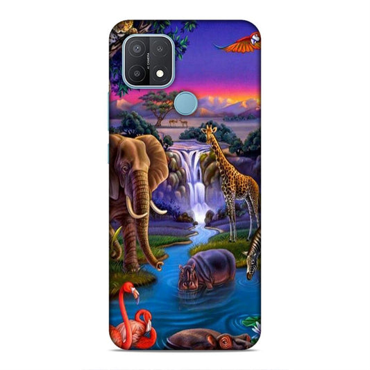 Jungle Art Oppo A15 Mobile Cover