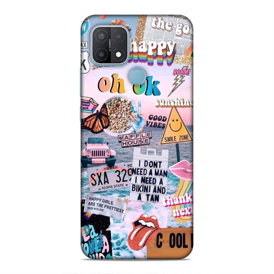 Oh Ok Happy Oppo A15 Phone Case Cover