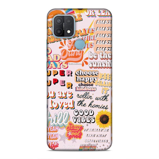 Choose Kindness Oppo A15 Phone Back Case