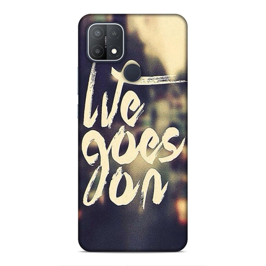 Life Goes On Oppo A15s Mobile Cover Case
