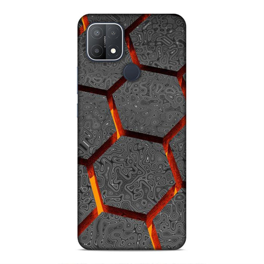 Hexagon Pattern Oppo A15s Phone Case Cover