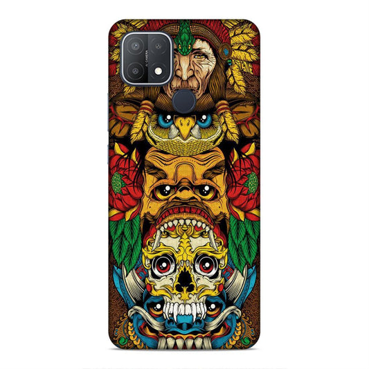 skull ancient art Oppo A15s Phone Case Cover
