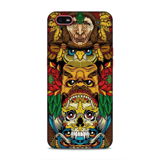 skull ancient art Oppo A1k Phone Case Cover