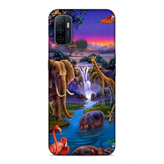 Jungle Art Oppo A33 2020 Mobile Cover