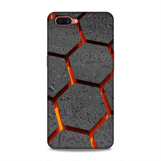 Hexagon Pattern Oppo A3s Phone Case Cover
