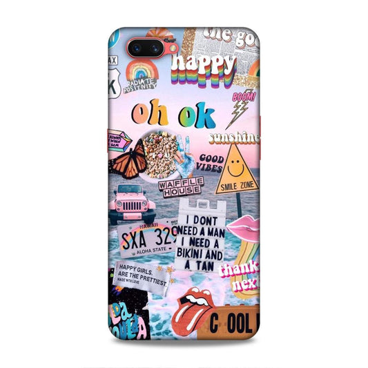 Oh Ok Happy Oppo A3s Phone Case Cover