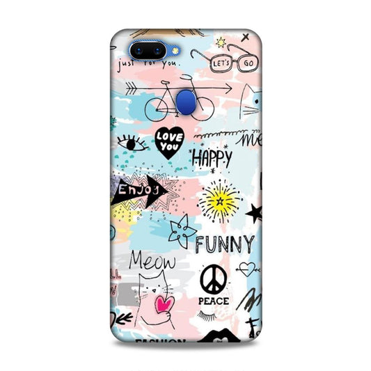 Cute Funky Happy Oppo A5 Mobile Cover Case