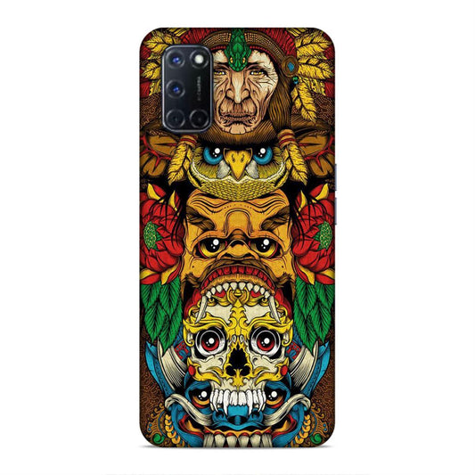 skull ancient art Oppo A52 Phone Case Cover
