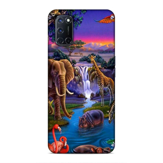 Jungle Art Oppo A52 Mobile Cover