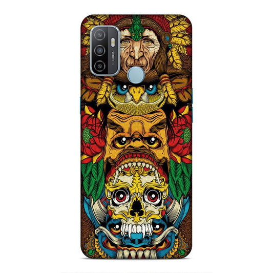 skull ancient art Oppo A53 2020 Phone Case Cover