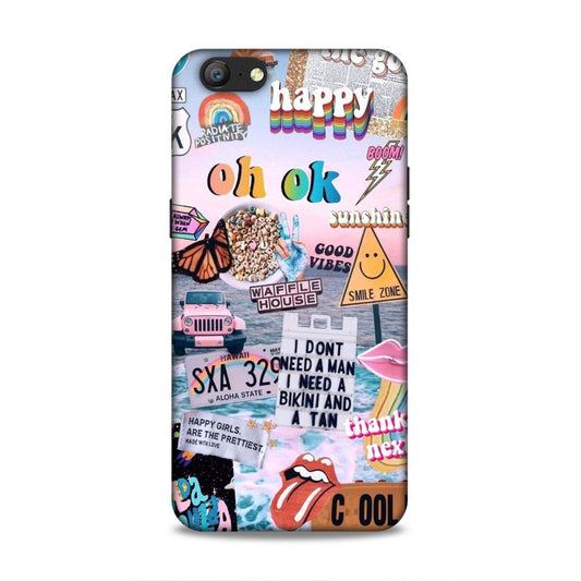 Oh Ok Happy Oppo A57 Phone Case Cover