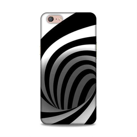 Black And White Oppo A71 Mobile Cover