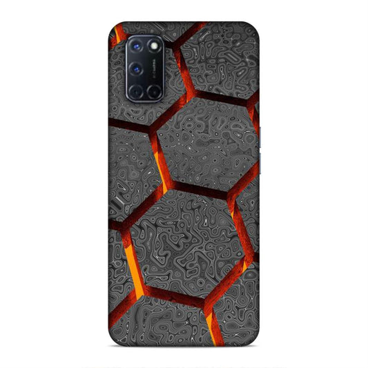 Hexagon Pattern Oppo A72 Phone Case Cover