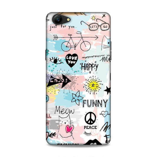 Cute Funky Happy Oppo A79 Mobile Cover Case