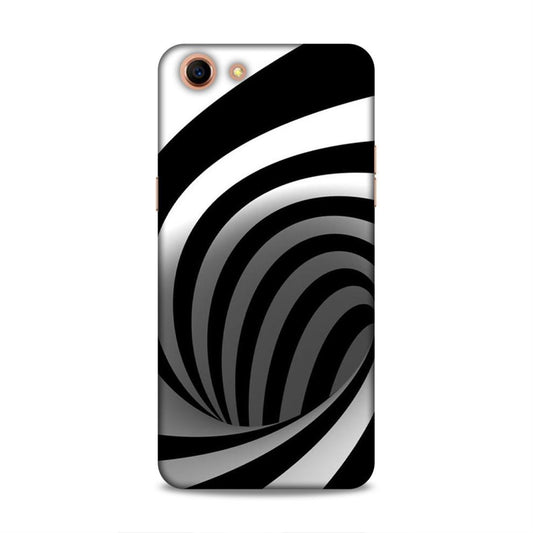 Black And White Oppo A83 Mobile Cover
