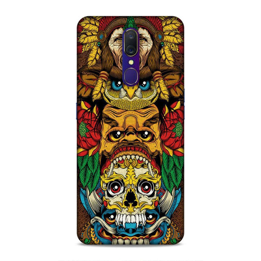 skull ancient art Oppo A9 Phone Case Cover