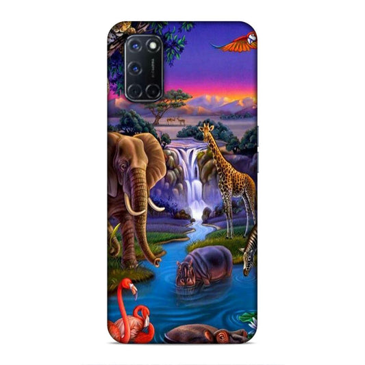Jungle Art Oppo A92 Mobile Cover
