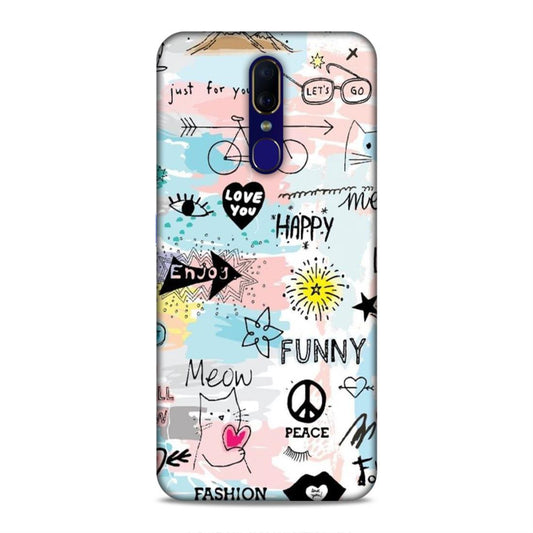 Cute Funky Happy Oppo F11 Mobile Cover Case