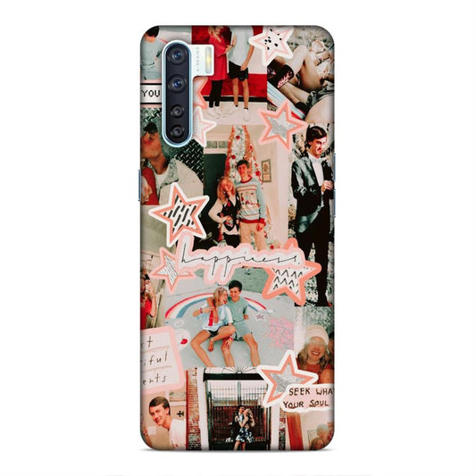 Couple Goal Funky Oppo F15 Mobile Back Cover