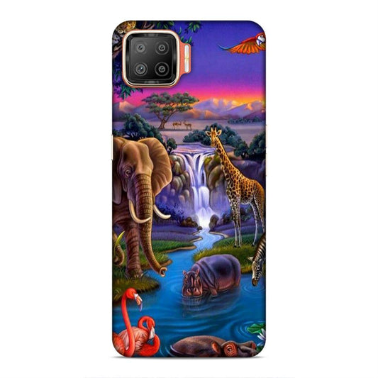 Jungle Art Oppo F17 Mobile Cover