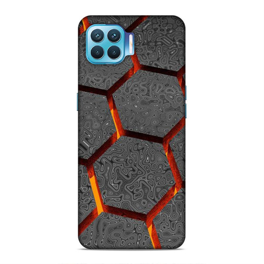 Hexagon Pattern Oppo F17 Pro Phone Case Cover