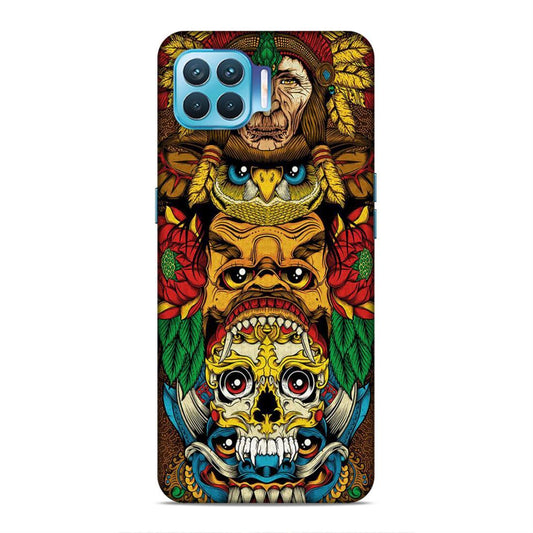 skull ancient art Oppo F17 Pro Phone Case Cover