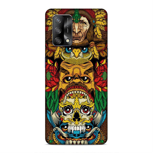 skull ancient art Oppo F19 Phone Case Cover