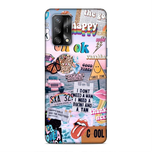 Oh Ok Happy Oppo F19 Phone Case Cover