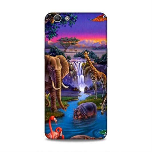Jungle Art Oppo F1s Mobile Cover