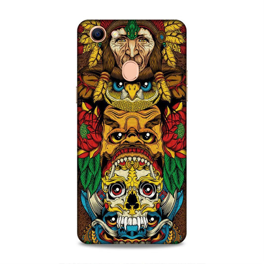 skull ancient art Oppo F5 Phone Case Cover