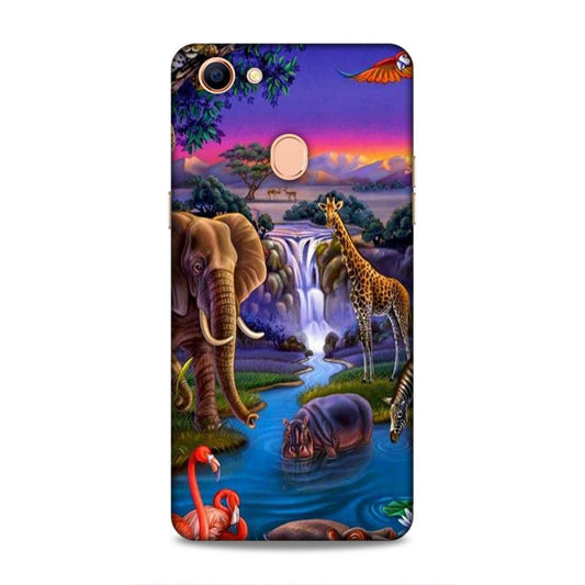Jungle Art Oppo F5 Mobile Cover