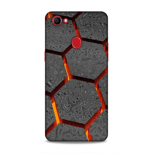 Hexagon Pattern Oppo F7 Phone Case Cover