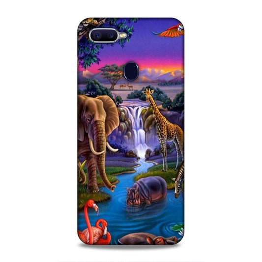 Jungle Art Oppo F9 Mobile Cover