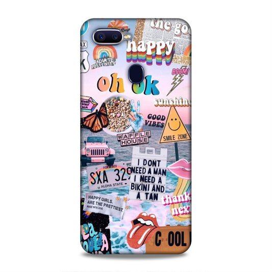 Oh Ok Happy Oppo F9 Phone Case Cover