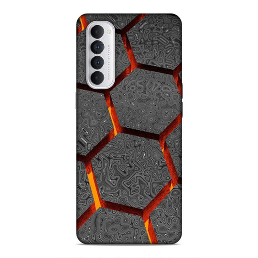 Hexagon Pattern Oppo Reno 4 Pro Phone Case Cover